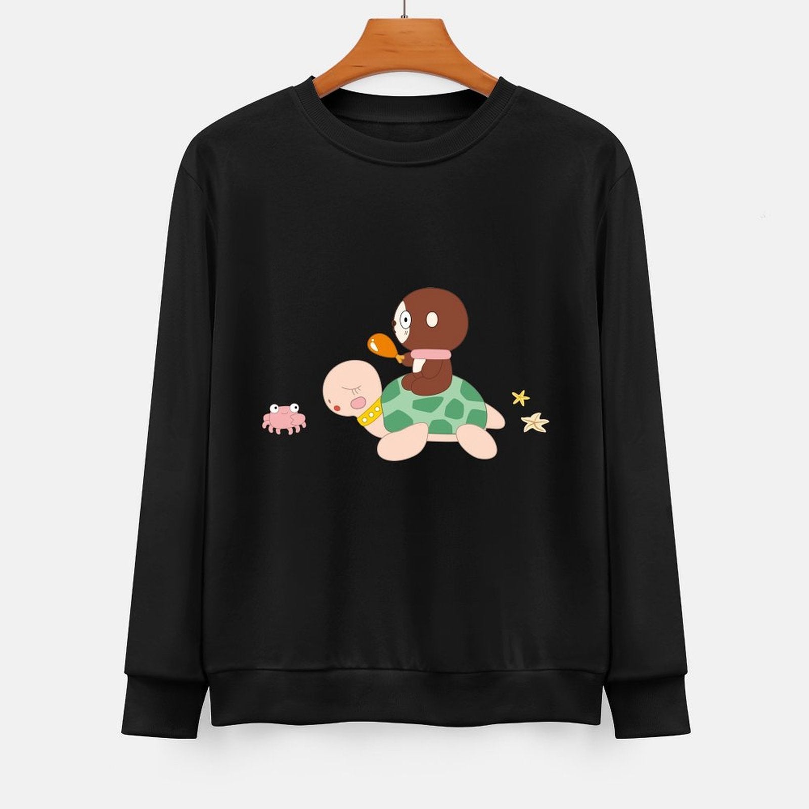 Front Patterned Long Sleeve TopSoftstyle Street